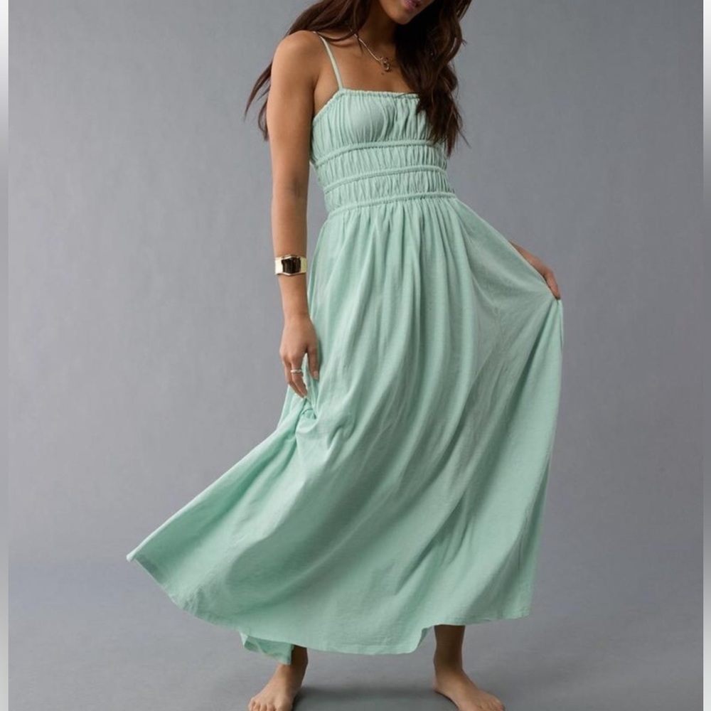 AE - Sunchaser Smocked Maxi Dress